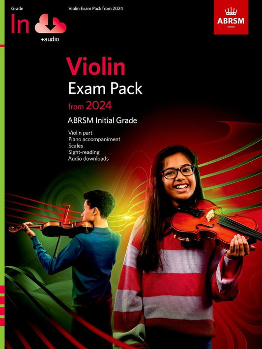 ABRSM Violin Exam Pack 2024 onwards - Initial (score, part + online audio access)