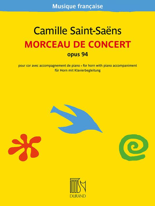 Saint-Saëns - Morceau de Concert op. 94 for F horn + piano