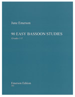 90 Easy Bassoon Studies Grades 1-5 - Emerson, ed.