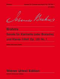 Brahms - Sonata in F minor op. 120 no. 1 for viola or clarinet + piano