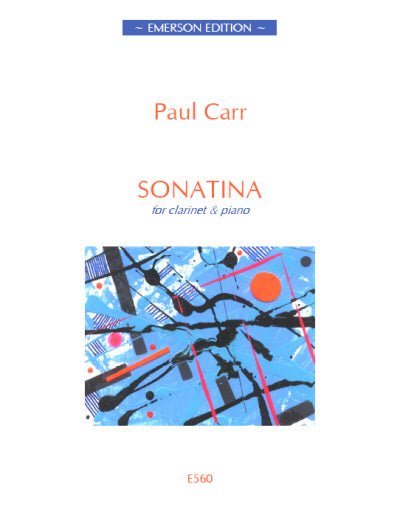 Carr, Paul - Sonatina for clarinet + piano