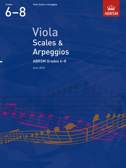 ABRSM Viola Scales and Arpeggios Grades 6-8