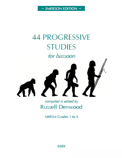 44 Progressive Studies for Bassoon - Denwood, ed.