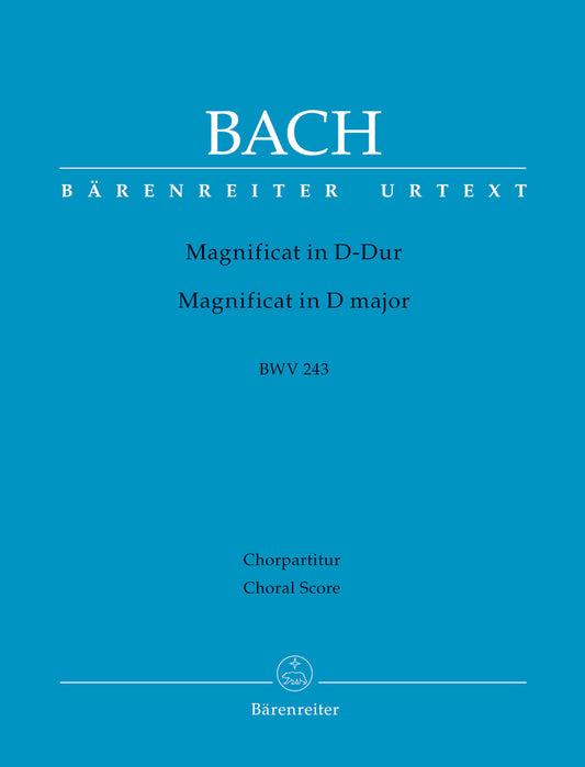 Bach, J.S. - Magnificat in D BWV243 - vocal score
