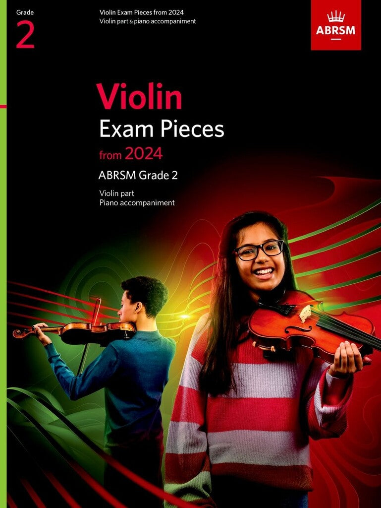 ABRSM Violin Exam Pieces 2024 onwards - Grade 2 (Score & part)
