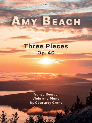 Beach, Amy - Three Pieces op.40 - viola + piano
