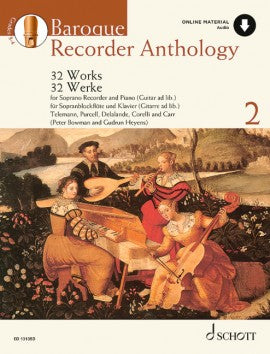 Baroque Recorder Anthology 2 for descant recorder + piano
