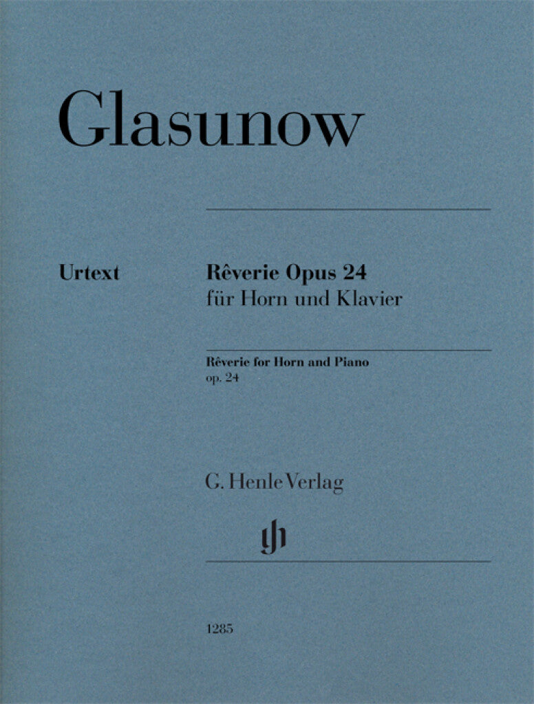 Glazunov - Reverie op.24 for F horn + piano