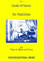 McDowall - 6 Pastiches for flute or oboe + piano