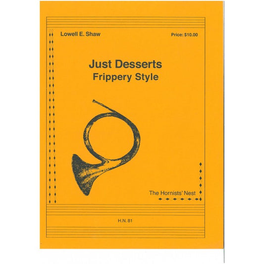Shaw - Just Desserts - Frippery Style for solo F Horn