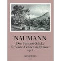 Naumann - 3 FantasiestŸcke op. 5 for viola / violin + piano