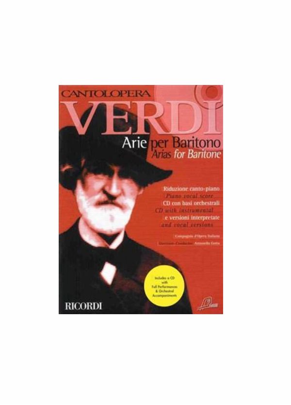 Verdi - Arias for Baritone - book + CD