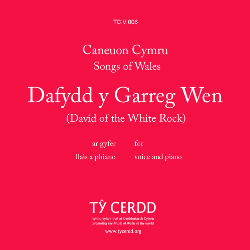 Dafydd y Garreg Wen / David of the White Rock - Richards, Brinley tr./arr. llais uchaf / high voice