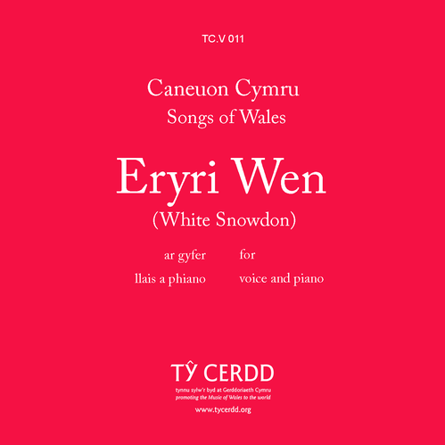 Eryri Wen / White Snowdon - tr./arr. Richards, Brinley - llais / voice + piano