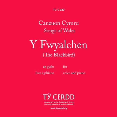 Fwyalchen, Y / Blackbird, The - tr./arr. Richards, Brinley - llais / voice + piano