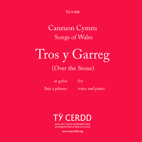 Tros y Garreg / Over the Stone - tr./arr. Richards, Brinley - llais / voice + piano