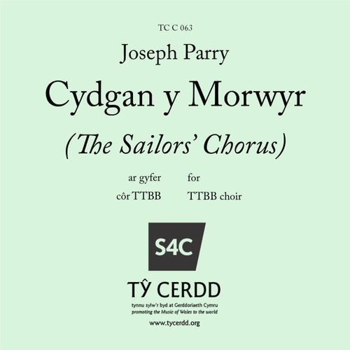 Cydgan y Morwyr / Sailors' Chorus - Parry, Joseph - TTBB