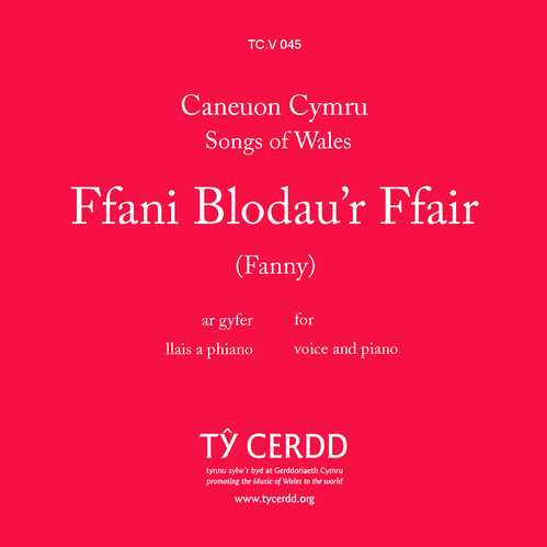 Ffani Blodau'r Ffair / Fanny - tr./arr. Richards, Brinley - llais / voice + piano