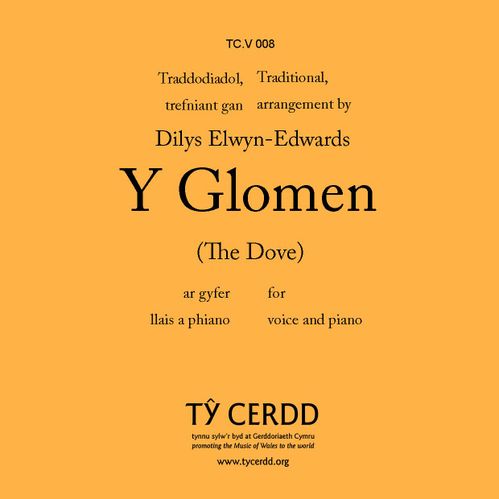 Glomen, Y - Edwards, Dilys Elwyn tr./arr. - llais / voice + piano