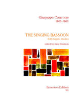 Concone - Singing Bassoon, The - Emerson ed.