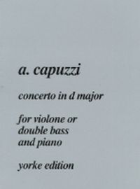 Capuzzi - Concerto in D for double bass + piano