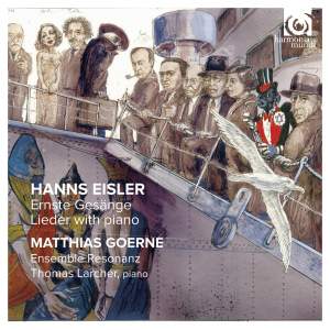 Eisler - Ernste Gesänge + other Lieder & Sonata op.1 - CD