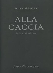 Abbott - Alla Caccia for Horn in F + piano