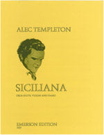 Templeton, Alec - Siciliana for oboe / flute / violin + piano
