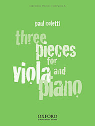 Coletti - 3 pieces for viola + piano