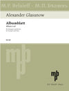 Glazunov - Albumblatt / Album Leaf for trumpet + piano
