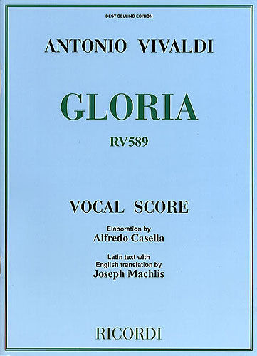 Vivaldi - Gloria in D RV589 - vocal score