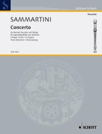 Sammartini - Concerto in F for descant recorder