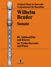Bender - Sonata for treble recorder