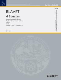 Blavet - 6 Sonatas op.2 for flute + basso continuo volume 2