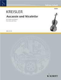 Kreisler - Aucassin und Nicolette for violin + piano