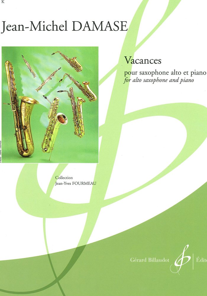 Damase - Vacances - alto saxophone + piano