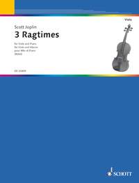 Joplin - 3 Ragtimes arr. viola + piano