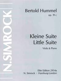 Hummel, Bertold - Little Suite for Viola op. 19c