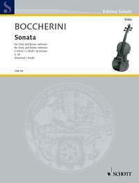 Boccherini - Sonata in C minor for viola + basso continuo