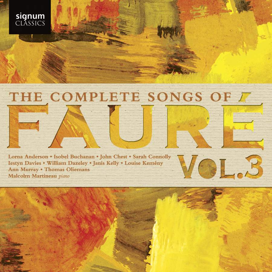 FaurŽ - Complete Songs vol.3 - CD