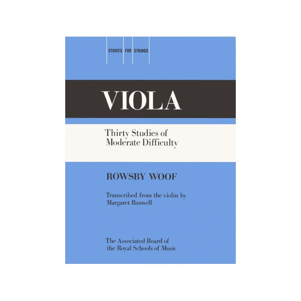 Woof - Thirty Studies of Medium Difficulty - viola