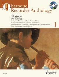Baroque Recorder Anthology 1 for descant recorder + piano