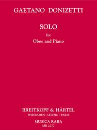 Donizetti - Solo in F minor for oboe + piano