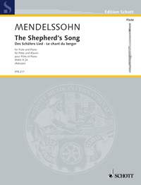 Mendelssohn - Shepherd's Song, The,  MWV R 24 - flute + piano