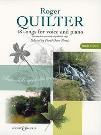 Quilter - 18 Songs for high voice + piano