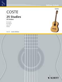 Coste - 25 Studies for Guitar op.38