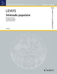 Lewis, Paul - SŽrŽnade populaire for flute and piano