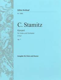 Stamitz, C - Concerto in D op. 1 for viola + orchestra