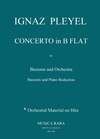 Pleyel - Concerto in Bb  - bassoon and piano