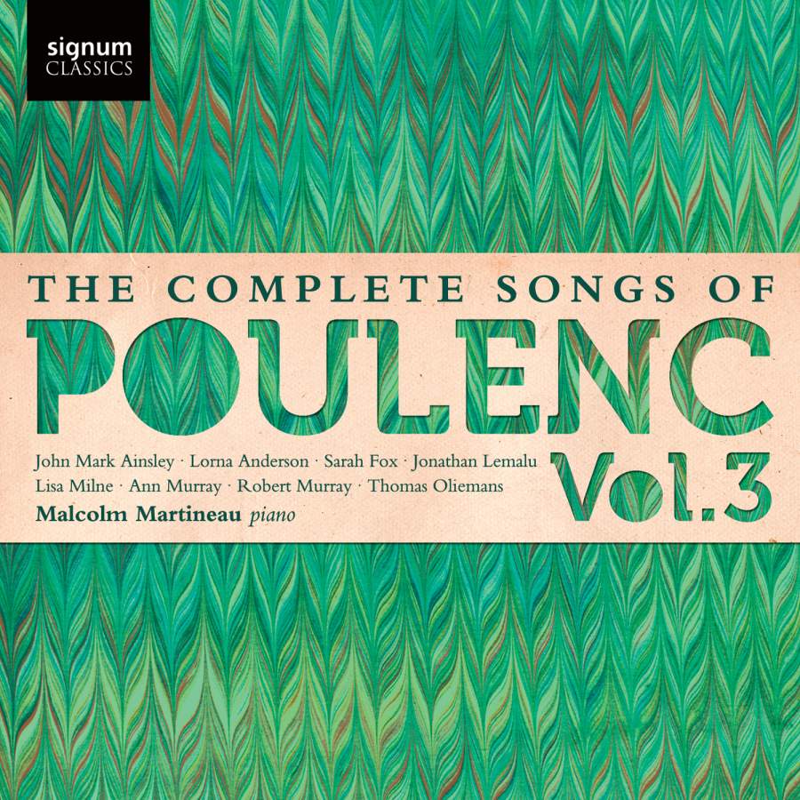 Poulenc - Complete Songs vol.3 - CD